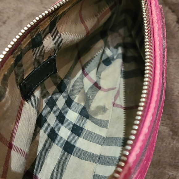 Burberry shoulder / wristlet leather bag - Picture 6 of 10